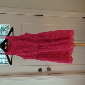 Trina Turk Pink Lace Cocktail Dress Size 6
